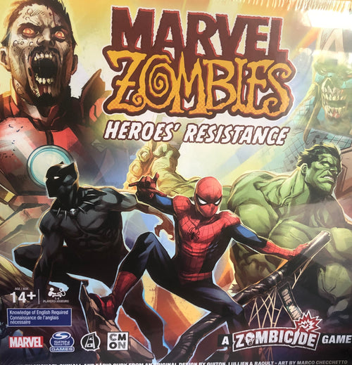 Marvel Zombies Heroes Resistance board game box front